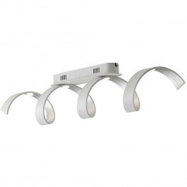 Ceiling Lamp Helix LED-HELIX-PL4C BCO 20W Led 80x18cm White-Silver Luce Ambiente Design WHITE-SILVER