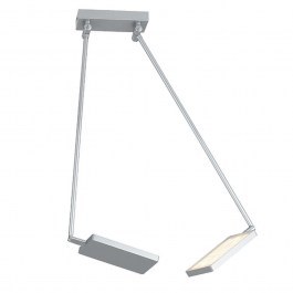 Φωτιστικό Οροφής Book LED-BOOK-PL-GR 2x17W Led 15-200x85cm Grey Luce Ambiente Design GREY