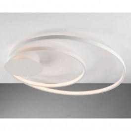 Ceiling Lamp Diem LED-DIEM-PL-BCO 40W Led D61,5cm 6cm White Luce Ambiente Design WHITE