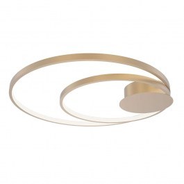 Ceiling Lamp Diem LED-DIEM-PL-ORO 40W Led D61,5cm 6cm Gold Luce Ambiente Design GOLD