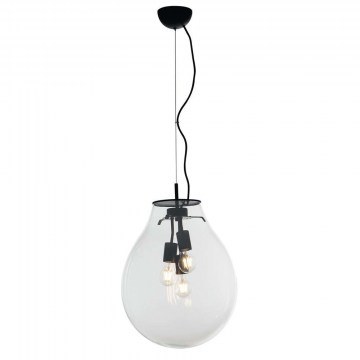 Ceiling Lamp Azuma I-AZUMA-S38 3xE27 Led D38cm 174cm Clear Luce Ambiente Design