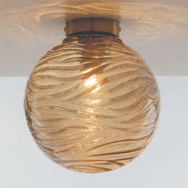 Ceiling Lamp Nereide I-NEREIDE-G-PL30 CH 1xE27 Led D30cm 30cm Champagne Luce Ambiente Design CHAMPAGNE