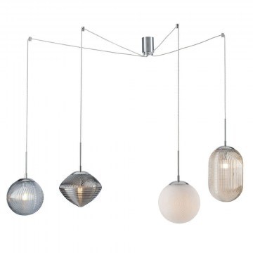Ceiling Lamp Greenwich I-GREENWICH-S4 4xE27 Led D23-25-26,3cm 250cm Multi Luce Ambiente Design
