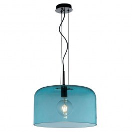 Ceiling Lamp Gibus I-GIBUS-S30 BLU 1xE27 D30cm 150cm Blue Luce Ambiente Design BLUE
