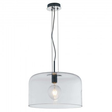 Ceiling Lamp Gibus I-GIBUS-S40 TR 1xE27 D40cm 150cm Clear Luce Ambiente Design