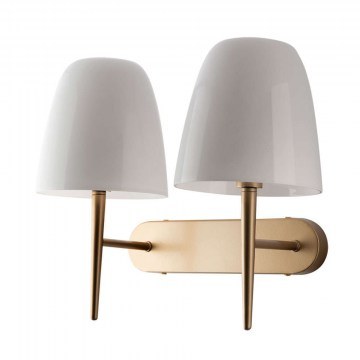 Φωτιστικό Τοίχου - Απλίκα Ares I-ARES-AP2-BCO 2xE14 42x33,7cm White Luce Ambiente Design