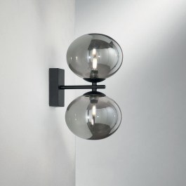 Φωτιστικό Τοίχου - Απλίκα I-Honey-AP2-NER G9 23,3x15x16,5cm Black Luce Ambiente Design BLACK