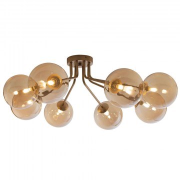 Ceiling Lamp Honey I-HONEY-PL8 8xG9 Led 80,8x88,4x28cm Copper Luce Ambiente Design