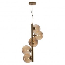 Ceiling Lamp Honey I-HONEY-S5 5xG9 Led D36,1cm 183cm Copper Luce Ambiente Design COPPER