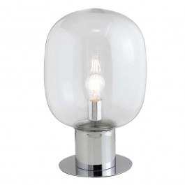 Table Lamp Fellini I-FELLINI-L30 1xE27 Led D30cm 47cm Chrome Luce Ambiente Design CHROME