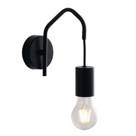 Φωτιστικό Τοίχου - Απλίκα Habitat I-HABITAT-AP NER 1xE27 18x17,5cm Black Luce Ambiente Design BLACK