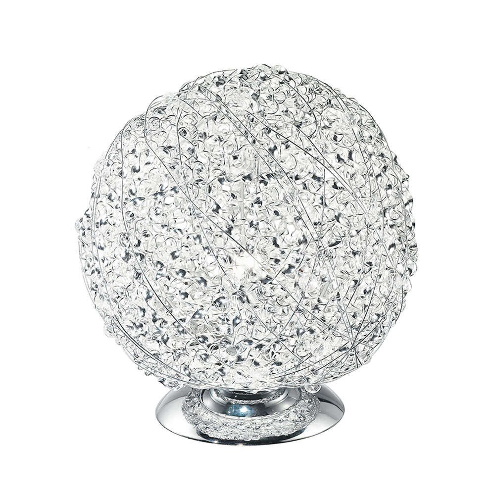 Φωτιστικό Επιτραπέζιο Astra I-ASTRA/L 1xE27 Φ20cm 21cm Chrome Luce Ambiente Design