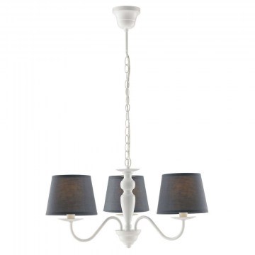 Ceiling Lamp Favola I-FAVOLA/3 3xE14 D56cm 100cm White-Grey Luce Ambiente Design