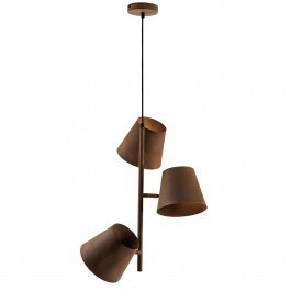 Φωτιστικό Οροφής Colt I-COLT-S3 RU 3xE27 Φ51cm 212cm Rust Luce Ambiente Design RUST