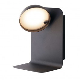 Φωτιστικό Τοίχου - Απλίκα Boing I-BOING-AP NER Με Θύρα Usb 5W Led 14x19cm Black Luce Ambiente Design BLACK