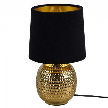 Φωτιστικό Επιτραπέζιο Sophia R50821002 16x26cm 1xE14 40W Black-Gold RL Lighting