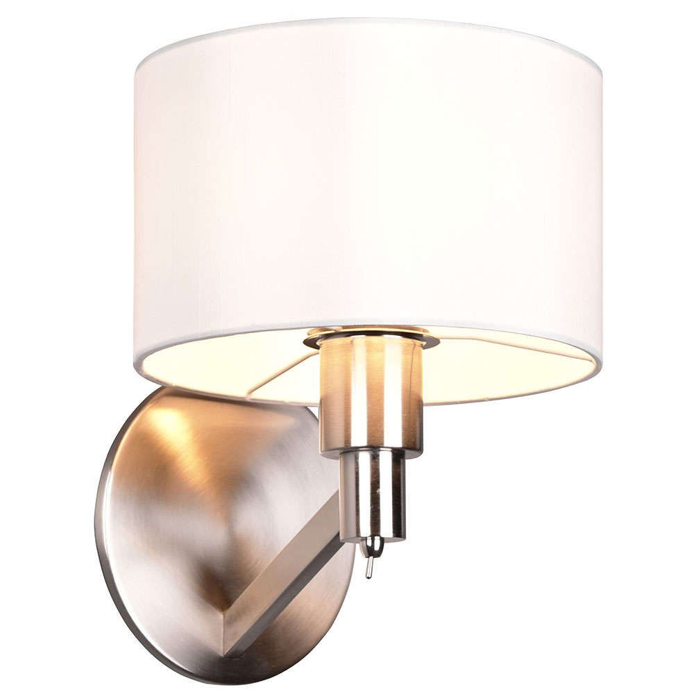 Φωτιστικό Τοίχου - Απλίκα Cassio 214470107 23x27cm 1xE27 40W Nickel-White Trio Lighting