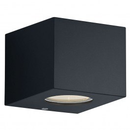 Wall Lamp - Sconce Cordoba R28222632 10x9cm 2xLed 200Lm 2W Black RL Lighting BLACK