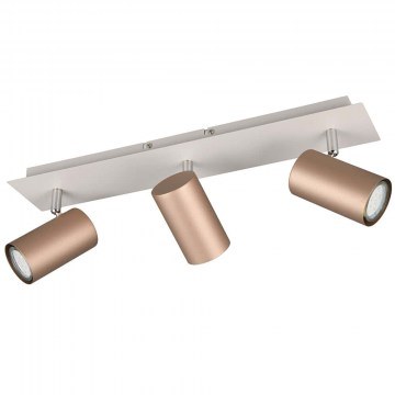 Φωτιστικό Οροφής - Σποτ Marley 802400365 48x9x15cm 3xGU10 35W Coffee Trio Lighting