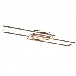 Ceiling Lamp TWISTER R67183107 90x24x8cm Dim Led 4500Lm 30W Nickel RL Lighting NICKEL