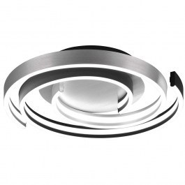 Ceiling Lamp Caya 641910205 D50x9cm Dim Led 6800Lm 58W Nickel Trio Lighting NICKEL