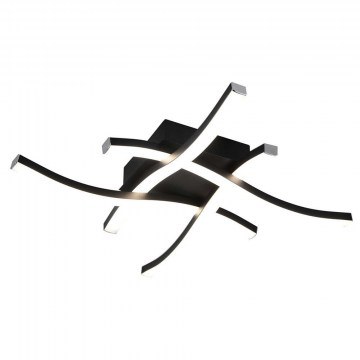 Ceiling Lamp Route R62474432 46x46x7cm 4xLed 600Lm 5W 4000K Black-White RL Lighting