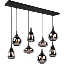 Ceiling Lamp - Rail Lumina 317000832 121x34x150cm 8xE14 40W Black Trio Lighting BLACK