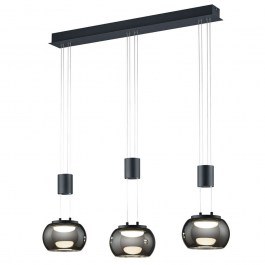 Ceiling Lamp - Rail Madison 342010332 82x18x150cm Dim 3xLed 900Lm 8W Black Trio Lighting BLACK