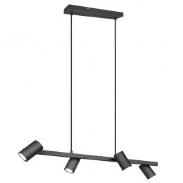Ceiling Lamp - Rail Marley 302400432 80x18x150cm 4xGU10 35W Black Trio Lighting BLACK