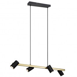 Ceiling Lamp - Rail Marley 302400480 80x18x150cm 4xGU10 35W Black-Gold Trio Lighting BLACK-GOLD