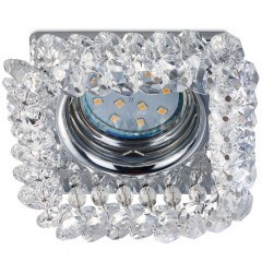 Recessed Spot Dolomite 651800152 10x10x9cm 1xGU10 10W Clear-Chrome Trio Lighting