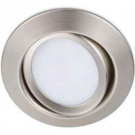Σποτ Χωνευτό Rila 650310107 Φ8x3cm Led 450Lm 5W 3000K Nickel Trio Lighting NICKEL