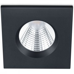 Recessed Spot Zagros 650610132 8x8x5cm Dim Led 345Lm 5,5W 3000K Black Trio Lighting