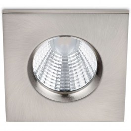 Σποτ Χωνευτό Zagros 650610107 8x8x5cm Dim Led 345Lm 5,5W 3000K Nickel Trio Lighting NICKEL