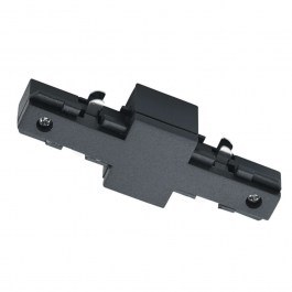 Connector Straight For Track Duoline 702132 2x600W Black Trio Lighting BLACK