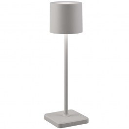 Rechargeable Table Lamp Fernandez R54096177 12x12x38cm Dim Led 130lm 1,5W Grey RL Lighting GREY