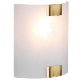 Φωτιστικό Τοίχου - Απλίκα  Pura 212700104 20x20cm 1xE27 40W Brass-White Trio Lighting WHITE-BRASS