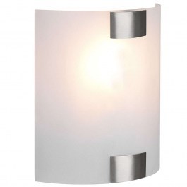 Φωτιστικό Τοίχου - Απλίκα  Pura 212700107 20x20cm 1xE27 40W Nickel-White Trio Lighting NICKEL-WHITE