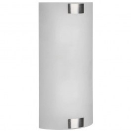 Φωτιστικό Τοίχου - Απλίκα Pura 212700207 20x40cm 2xE27 25W Nickel-White Trio Lighting NICKEL-WHITE