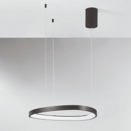 Φωτιστικό Οροφής Κρεμαστό Led-Klapton-S45-NER 6160lm 3000/4000/6500K 150x45x3,5cm Black Luce Ambiente Design BLACK