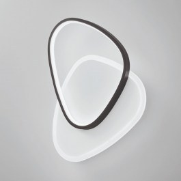 Φωτιστικό Οροφής - Πλαφονιέρα Led-Ayrton-R45-NER 4500lm 3000/4000/6500K 45x35x7cm Black Luce Ambiente Design BLACK