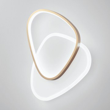 Φωτιστικό Οροφής - Πλαφονιέρα Led-Ayrton-R45-Oro 4500lm 3000/4000/6500K 45x35x7cm Gold Luce Ambiente Design