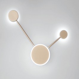 Wall Light Led-Etere-PL2 1380lm 3000/4000/6500K 45x33x6cm Gold Luce Ambiente Design GOLD