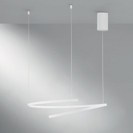 Pendant Light Led-Moma-S60-BCO 6090lm 3000/4000/6500K 150x60x12cm White Luce Ambiente Design WHITE
