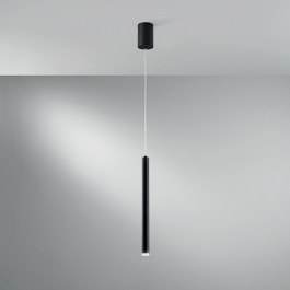 Pendant Light Led-Pype-S1-NER 470lm 3000/4000/6500K 200x2,5x41cm Black Luce Ambiente Design BLACK