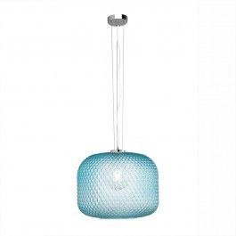 Φωτιστικό Οροφής Κρεμαστό I-Ashford-S40 E27 150x40x34cm Blue Luce Ambiente Design BLUE