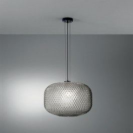Φωτιστικό Οροφής Κρεμαστό I-Ashford-S40 E27 150x40x34cm Grey Luce Ambiente Design GREY