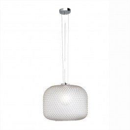 Φωτιστικό Οροφής Κρεμαστό I-Ashford-S40 E27 150x40x34cm Trasparente Luce Ambiente Design CLEAR