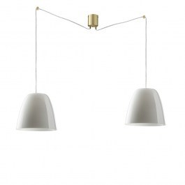 Φωτιστικό Οροφής Κρεμαστό I-Ares-S2-BCO E27 250x35cm White Luce Ambiente Design WHITE