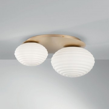 Ceiling Lamp I-Ripple-PL2-Oro E27 35x45x21,5cm Gold Luce Ambiente Design